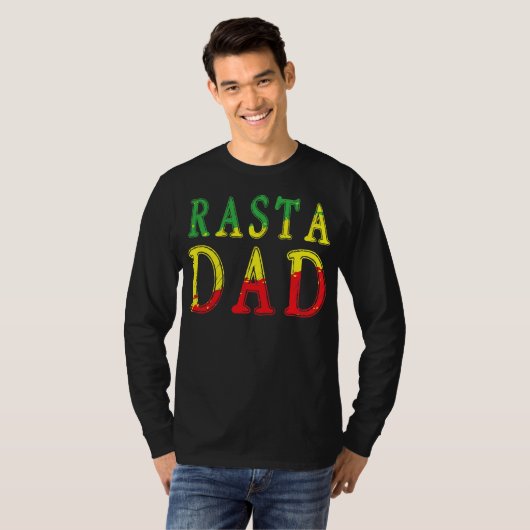 Rasta DadRasta Vater Daddy Vathers Day T-Shirt (Vorne ganz)
