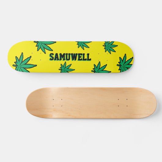 Rasta Design Skateboard (Horizontal)
