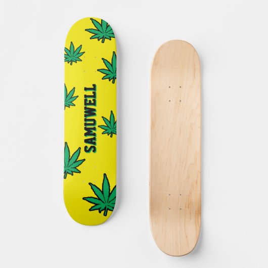 Rasta Design Skateboard (Vorderseite)