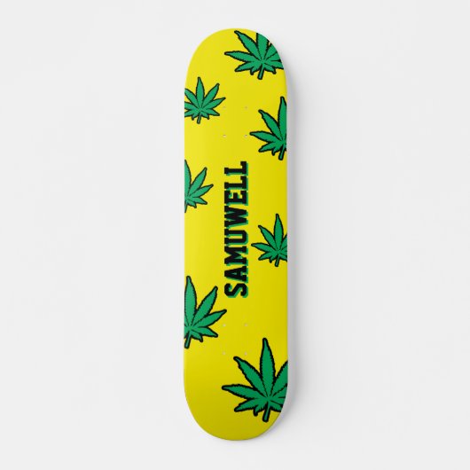 Rasta Design Skateboard (Vorne)