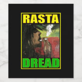 RASTA DREAD BLACK WEINETIKETT (Einzelnes Label)