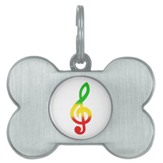 Rasta dreifacher Clef Tiermarke (Vorderseite)