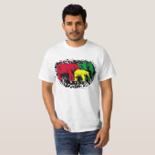 Rasta Elefant schmutzige T T-Shirt (Vorne ganz)
