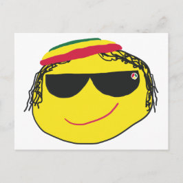 Rasta Emoji Postkarte