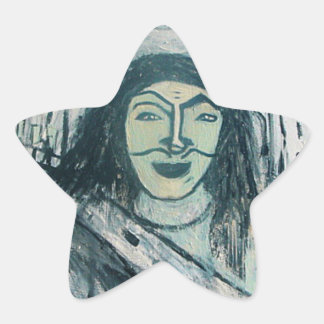 RASTA ENVY Stern-Aufkleber