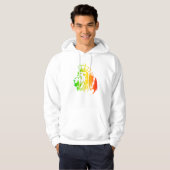 Rasta - Eroberende Löwe von Juda Hoodie (Vorne ganz)