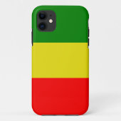Rasta-Fall Case-Mate iPhone Hülle (Rückseite)
