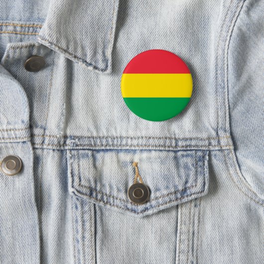 Rasta Farbe Gelb rote Streifen Flag Muster Button (Beispiel)