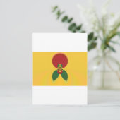 Rasta-Farben Abstract Art Druck Postkarte (Stehend Vorderseite)