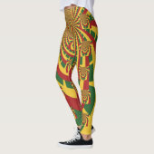 Rasta-Farben-Design Leggings (Links)