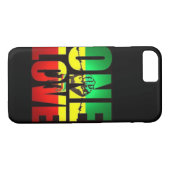 RASTA-FARBEN EINE LIEBE Case-Mate iPhone HÜLLE (Rückseite (Horizontal))