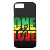 RASTA-FARBEN EINE LIEBE Case-Mate iPhone HÜLLE (Rückseite)