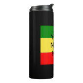 RASTA-FARBEN - Persönliche Gestaltung Thermosbecher (Nach links gedreht)