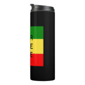 RASTA-FARBEN - Persönliche Gestaltung Thermosbecher (Nach rechts gedreht)
