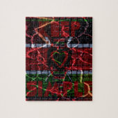 Rasta-Farben Puzzle (Vertikal)