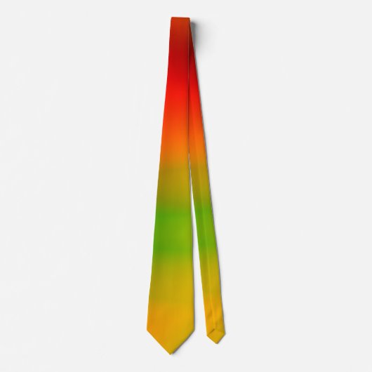 Rasta Farbspritzer Krawatte (Vorderseite)