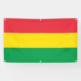 Rasta färbt grünes gelbes rotes banner