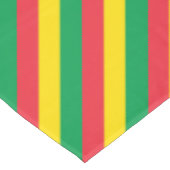 Rasta färbt grünes gelbes rotes tischdecke (Schrägansicht)