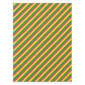 Rasta färbt grünes gelbes rotes tischdecke (Vorderseite)