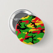 Rasta färbte Tarnung Button (Vorne & Hinten)