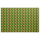 Rasta Flag Colors Palm Verlasse jamaikanisch Gemus Stoff (Yard (91,4 cm))