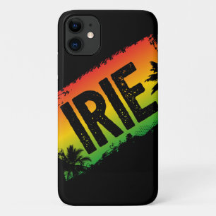Rasta Flag gefärbt Jamaican IRIE Quote Palm Trees Case-Mate iPhone Hülle