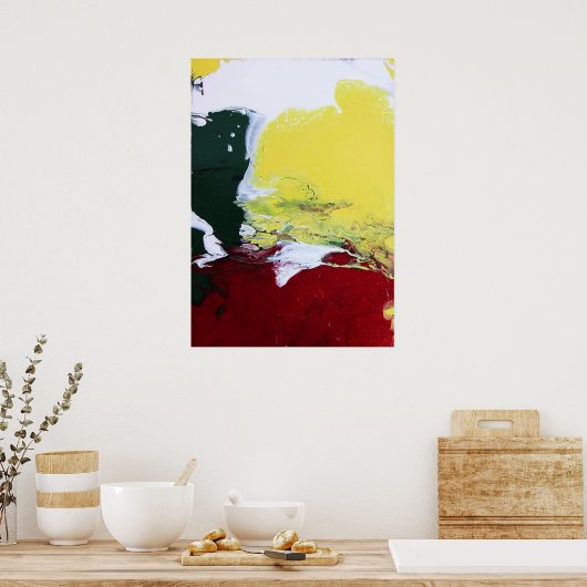 Rasta-Flag Poster (Küche)