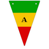 Rasta Flag Reggae Happy Birthday Wimpelkette (Dritte Fahne)