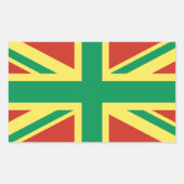 Rasta Flag UK Sticker (Vorderseite)