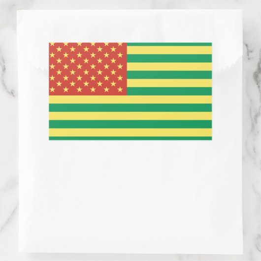 Rasta Flag US Stickers (Tasche)