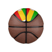 Rasta-Flagge gestreift Mini Basketball (Rechts)