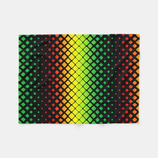 Rasta Fleecedecke (Vorderseite (Horizontal))