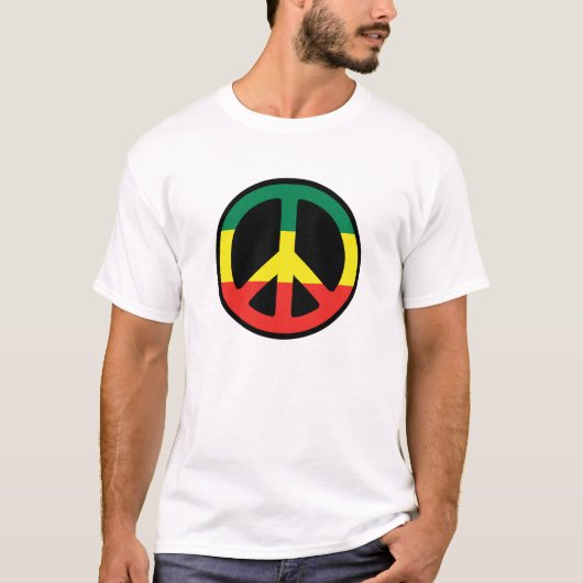 Rasta Frieden T-Shirt (Vorderseite)