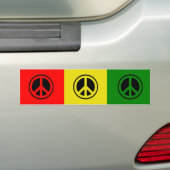 Rasta FriedensAutoaufkleber Autoaufkleber (Auf Auto)