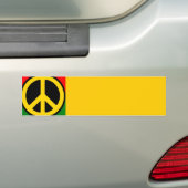 Rasta FriedensAutoaufkleber Autoaufkleber (Auf Auto)