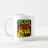 Rasta FriedensLiebe-Musik Kaffeetasse (Links)