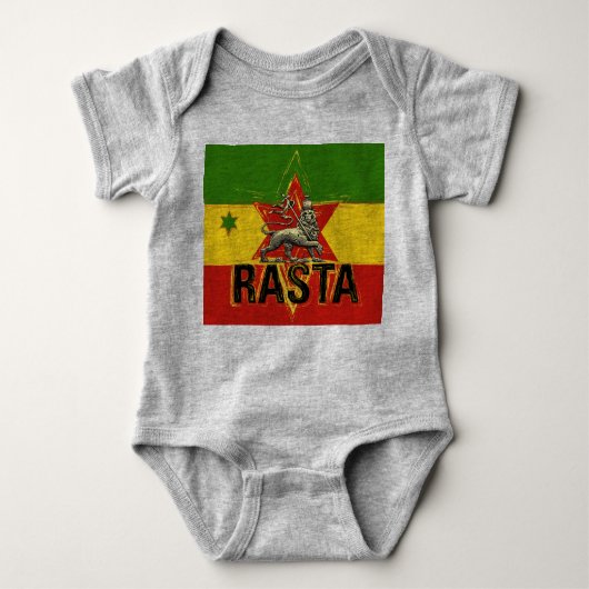 Rasta Gang-Geschäfts-Baby-Jersey-Anzug Baby Strampler (Vorderseite)