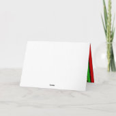 Rasta Gebet vor der Raucherfeier Karte (Rückseite)