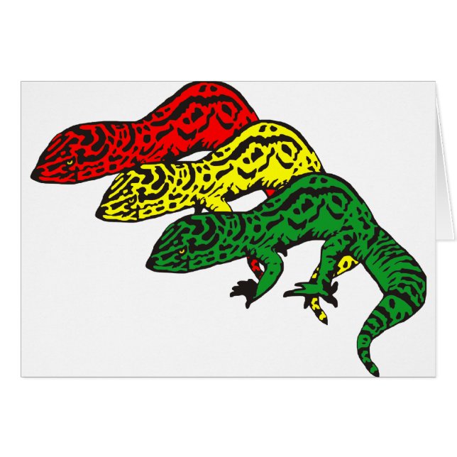 Rasta Geckos (Vorderseite (Horizontal))