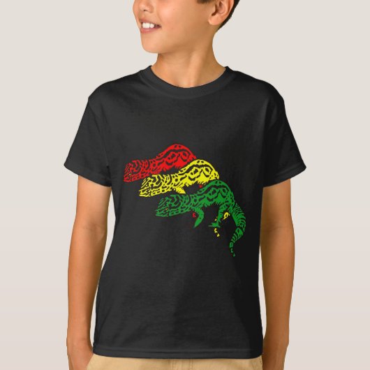 Rasta Geckos T-Shirt (Vorderseite)