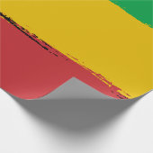 Rasta Geschenkpapier (Ecke)