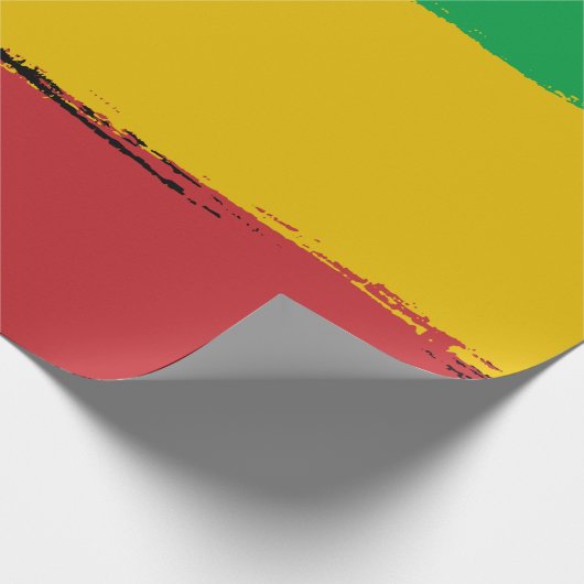 Rasta Geschenkpapier (Ecke)