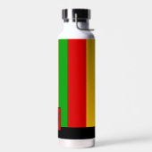 Rasta-Gestreiftes Monogramm Reggae Trinkflasche (Links)
