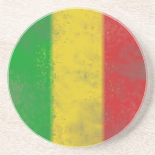 Rasta Getränk-Untersetzer Sandstein Untersetzer