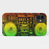 Rasta ghetto blaster Case-Mate iPhone hülle (Rückseite (Horizontal))