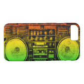 Rasta ghetto blaster Case-Mate iPhone hülle (Rückseite (Horizontal))