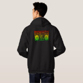 Rasta ghetto blaster hoodie (Schwarz voll)