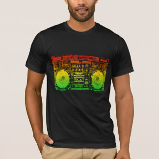 Rasta-Ghetto-Blaster T-Shirt