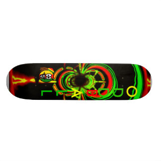 Rasta Glühen Skateboard