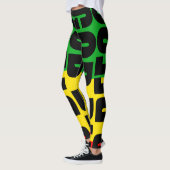 Rasta Gott segnen rote grünes GoldLeggings (2) Leggings (Links)